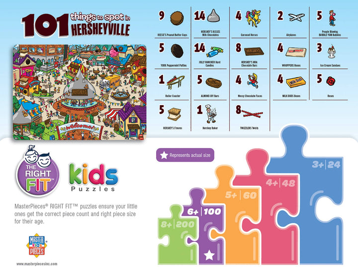 101 Things to Spot in Hersheyville - 101 Piece Puzzle