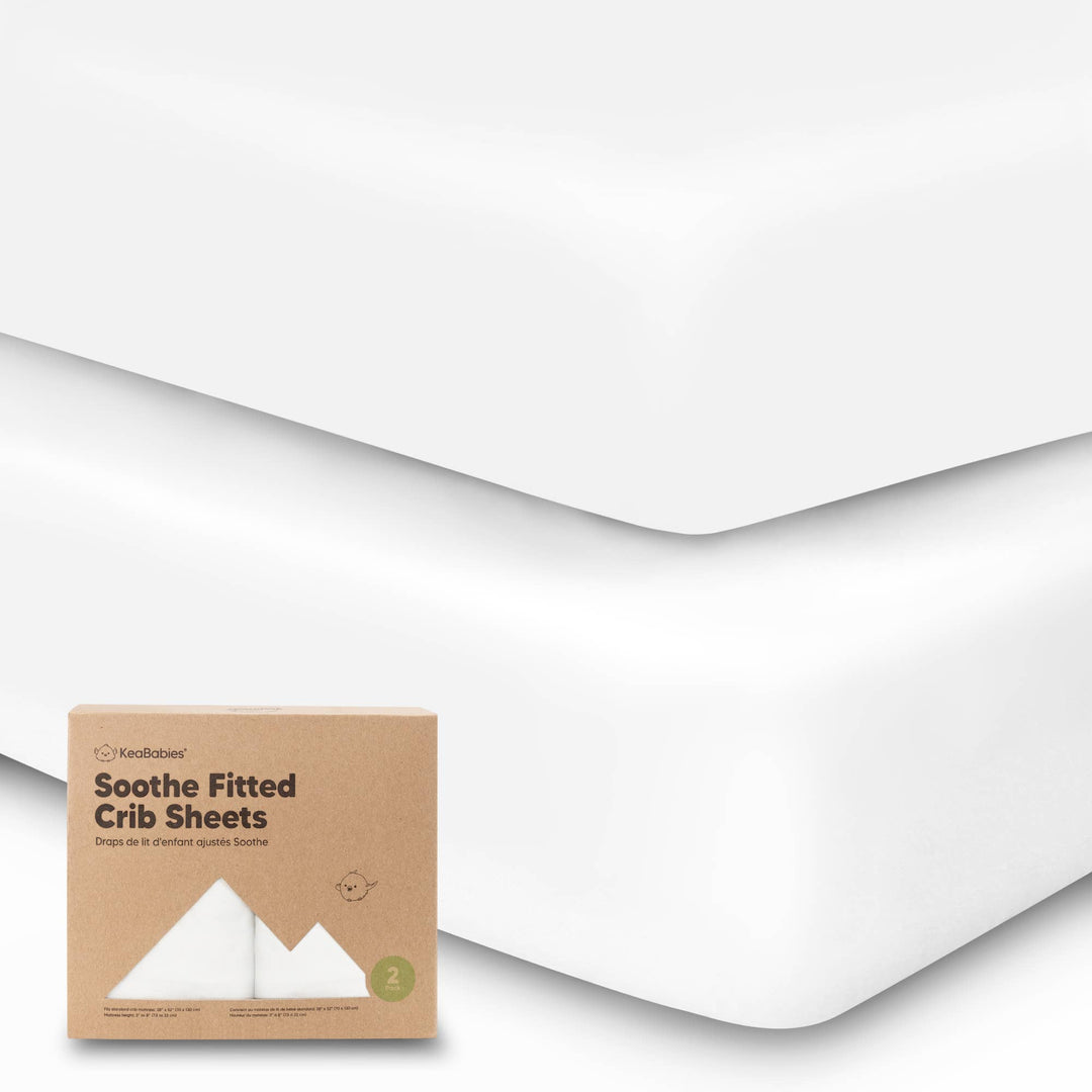 2-pack Organic Cotton Fitted Crib Sheet