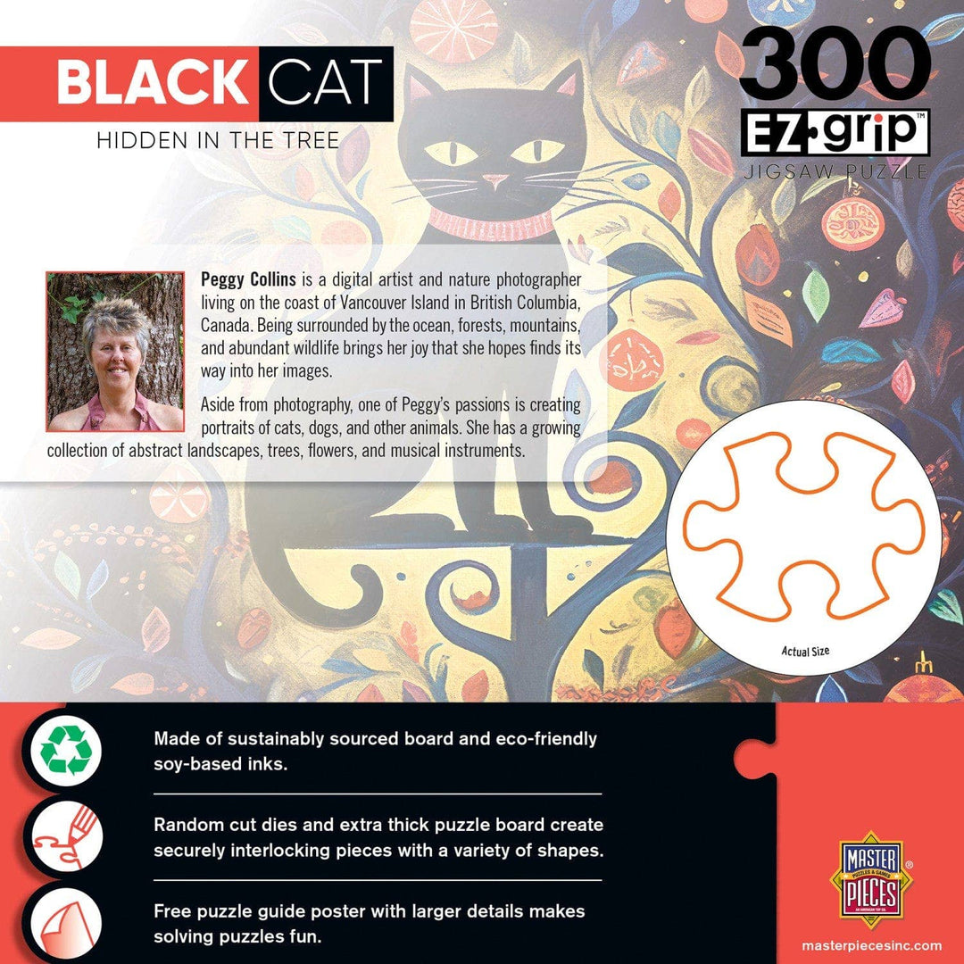 Black Cats - Hidden in the Tree 300 Piece EZ Grip Jigsaw Puzzle