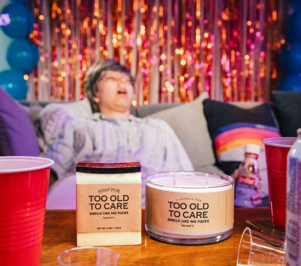 Soap for Too Old to Care | Funny Soap