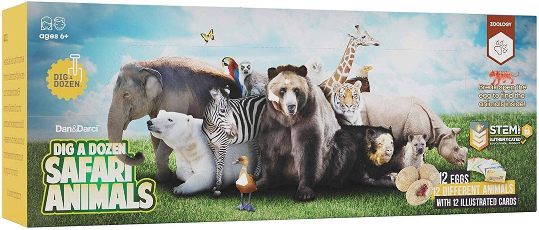 Dig a Dozen Safari Animals Kit