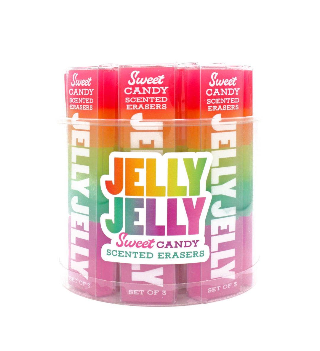 JELLY JELLY SCENTED ERASERS - TUB of 18