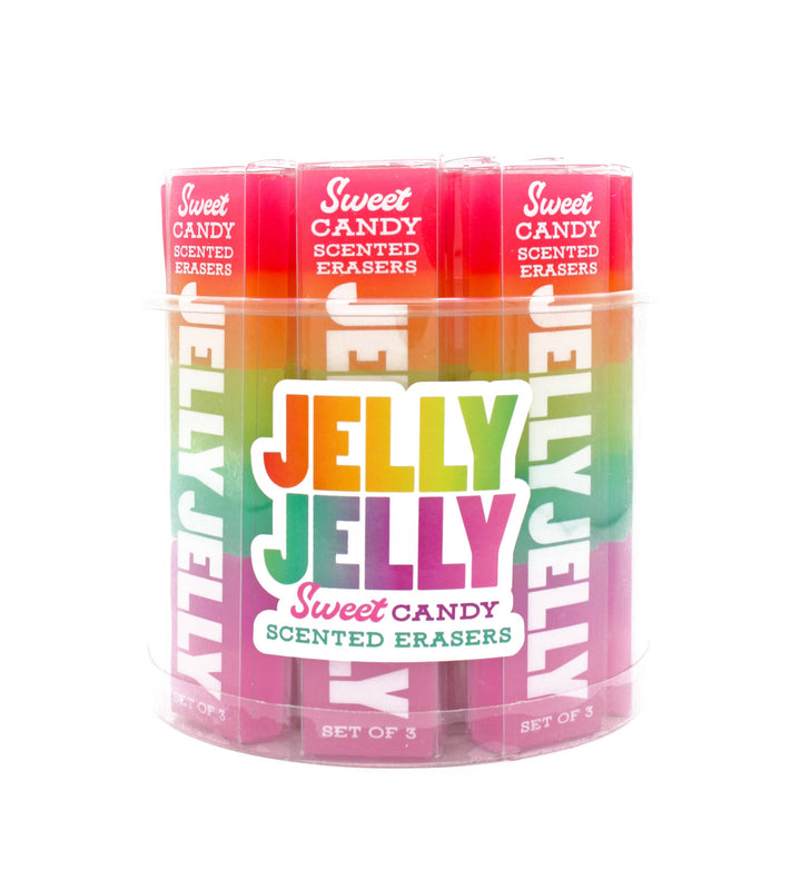 JELLY JELLY SCENTED ERASERS - TUB of 18