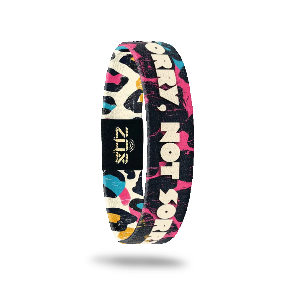 Sorry, Not Sorry Interactive Affirmation Bracelet