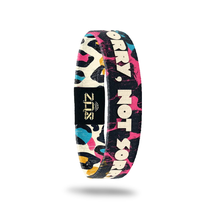 Sorry, Not Sorry Interactive Affirmation Bracelet