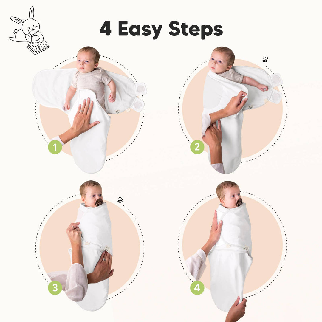 3pk Soothe Baby Swaddles 0-3 Months, Sleep Sack for Newborns