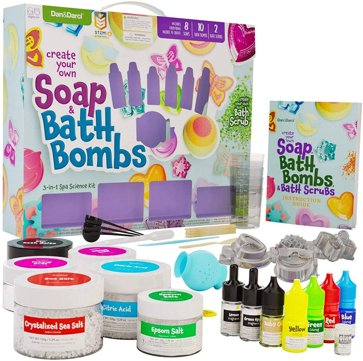 Mega Bath Bomb Soap and Scrub Making Kit