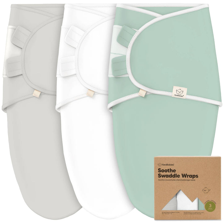 3pk Soothe Baby Swaddles 0-3 Months, Sleep Sack for Newborns