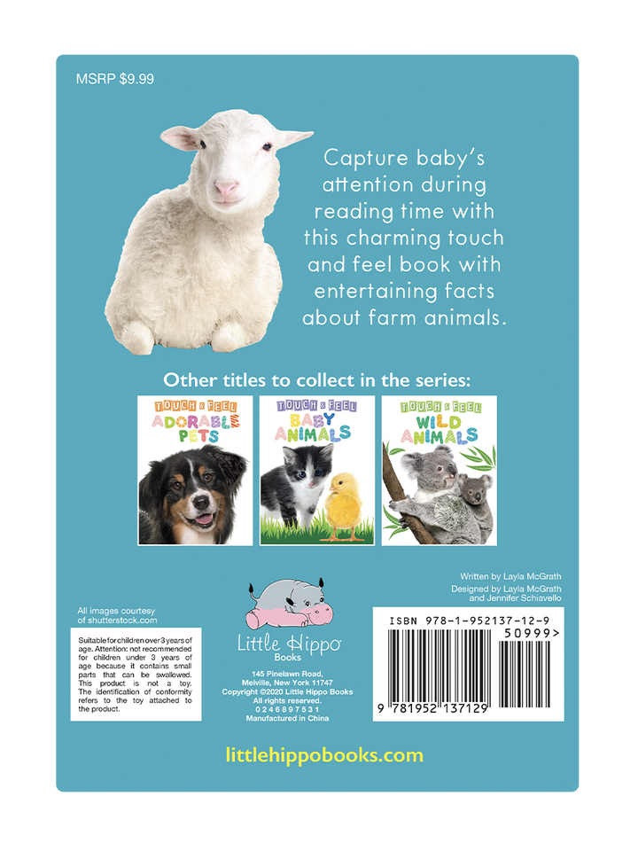Farm Animals: A Touch and Feel Book