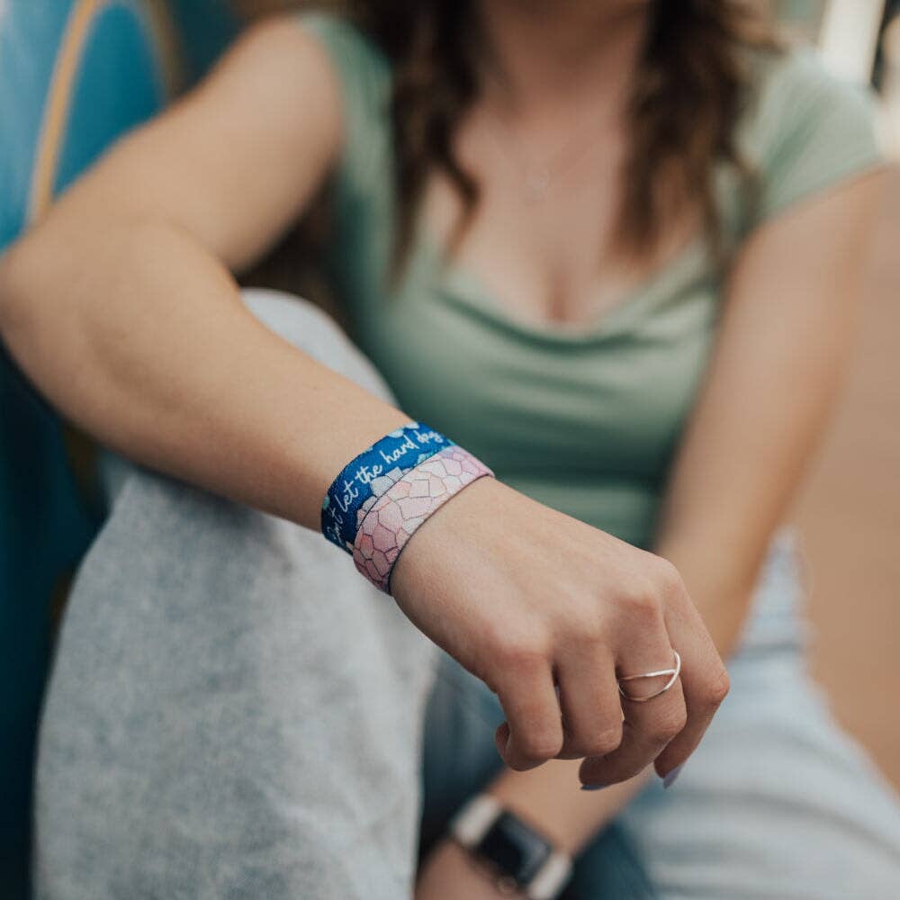 Don't Let the Hard Days Win Interactive Affirmation Bracelet