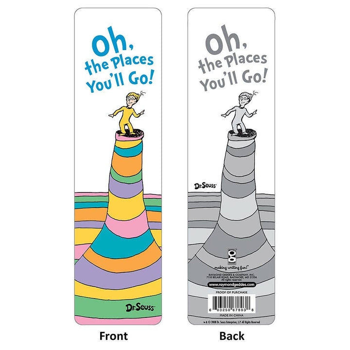 DR SEUSS OH THE PLACES BOOKMARK