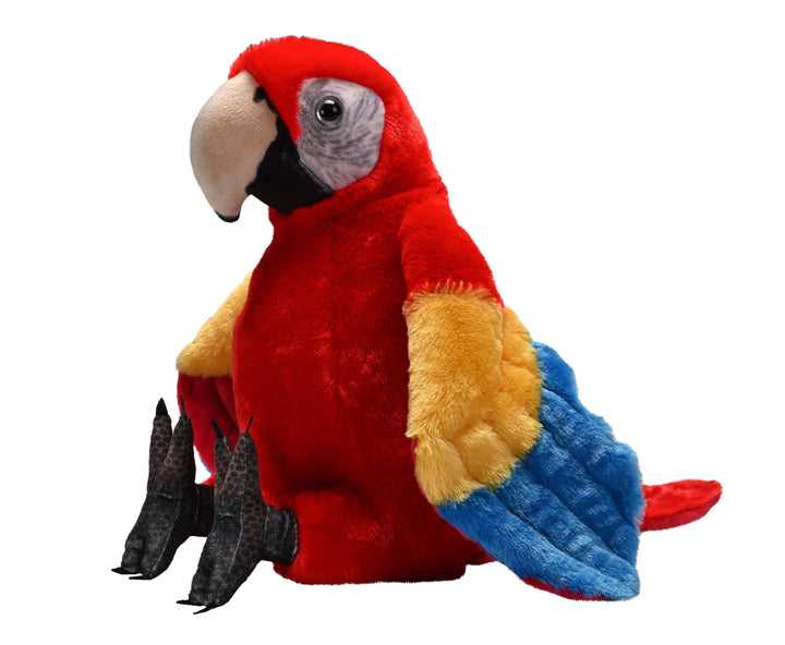 Artist Scarlet Macaw Stuffed Animal 15"