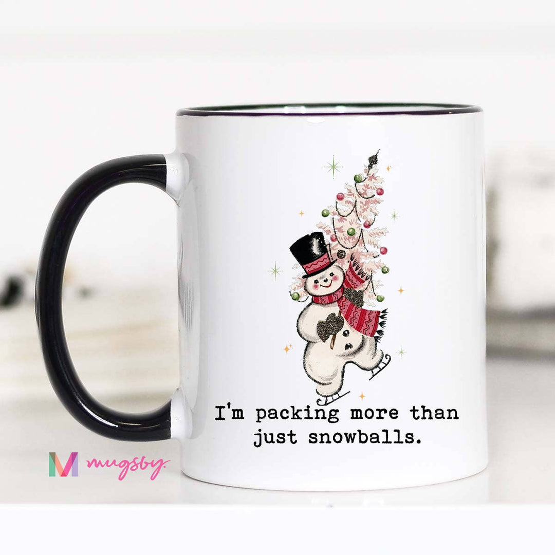 I'm Packing Snowballs Funny Christmas Mug