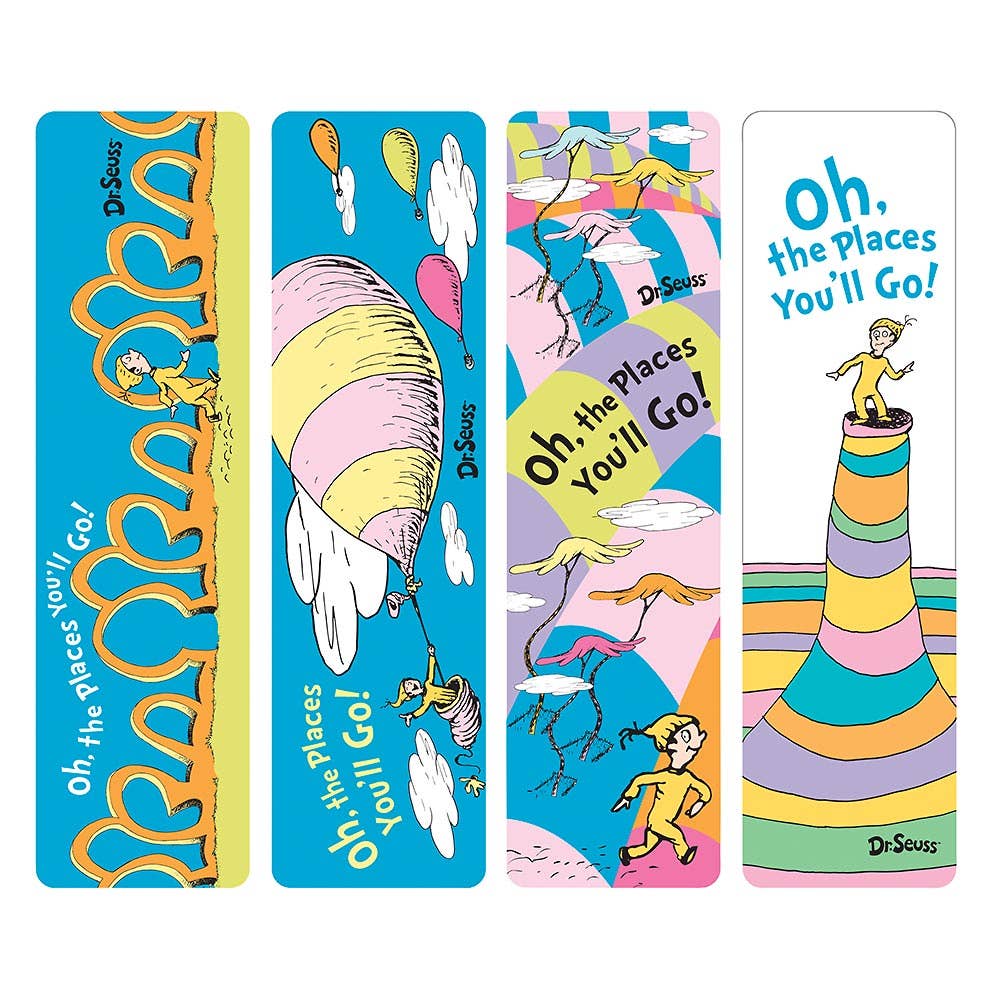 DR SEUSS OH THE PLACES BOOKMARK
