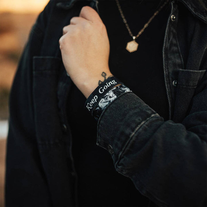 Keep Going Interactive Affirmation Bracelet