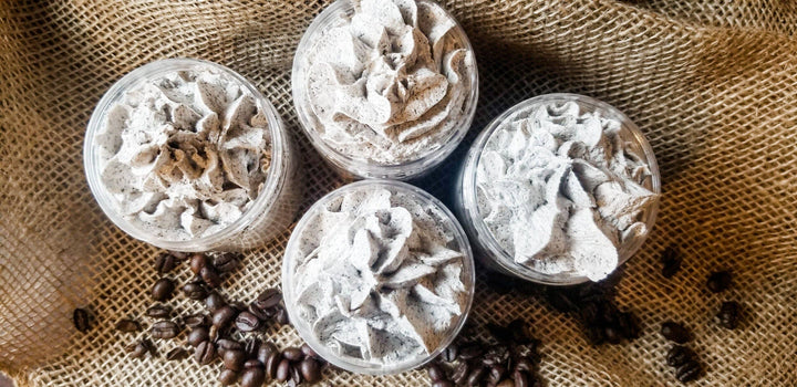 Vanilla Bean Espresso Whipped Soap + Scrub