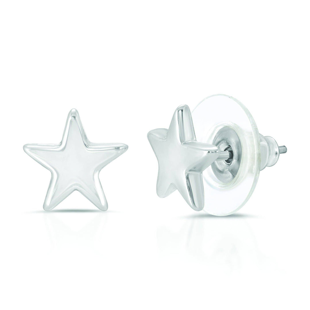 New Moon Silver Earrings - SHINE/STAR 1 pc