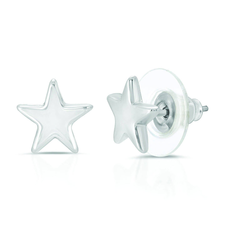 New Moon Silver Earrings - SHINE/STAR 1 pc