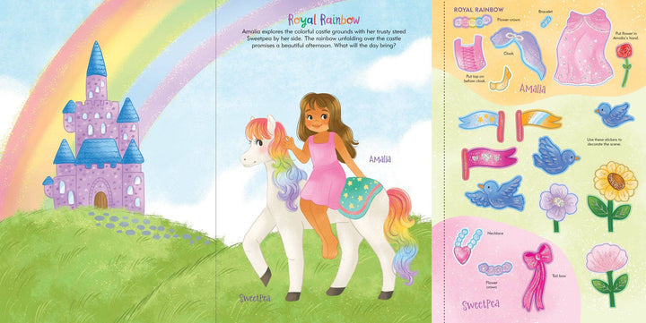 Rainbow Magic Sticker Doll Dress-Up Book