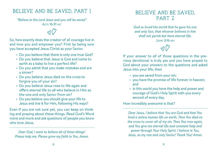 3-Minute Devotions for Courageous Girls