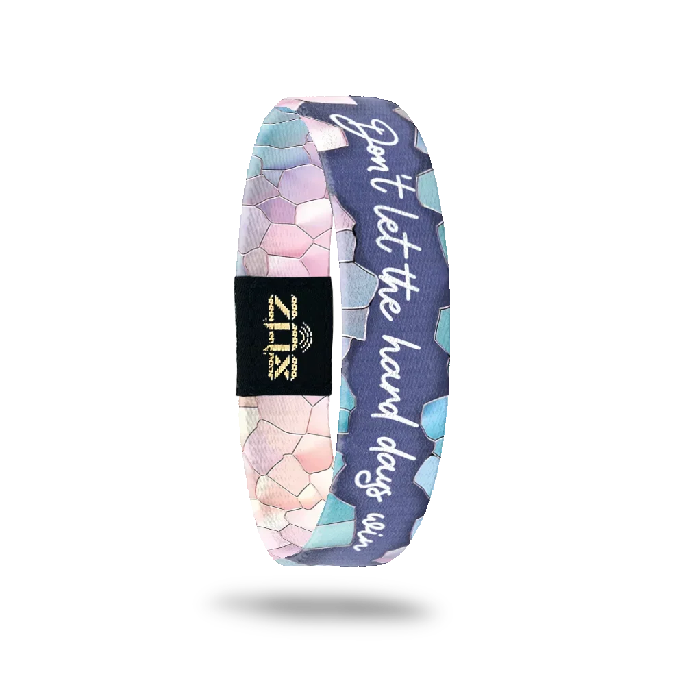 Don't Let the Hard Days Win Interactive Affirmation Bracelet