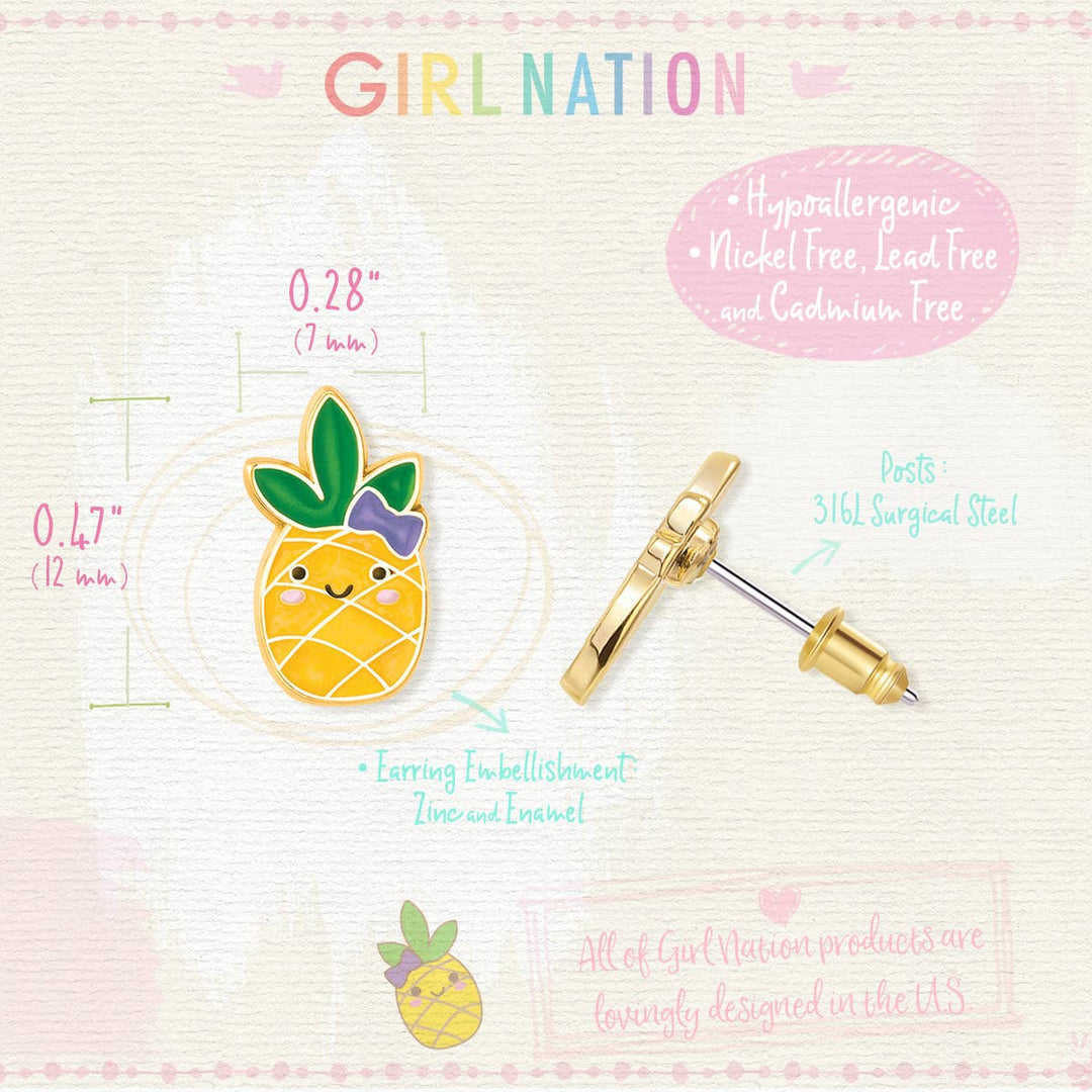 Lookin' Pine Cutie Stud Earrings