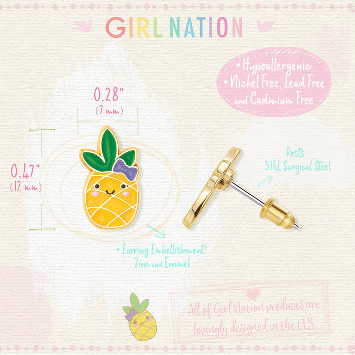 Lookin' Pine Cutie Stud Earrings