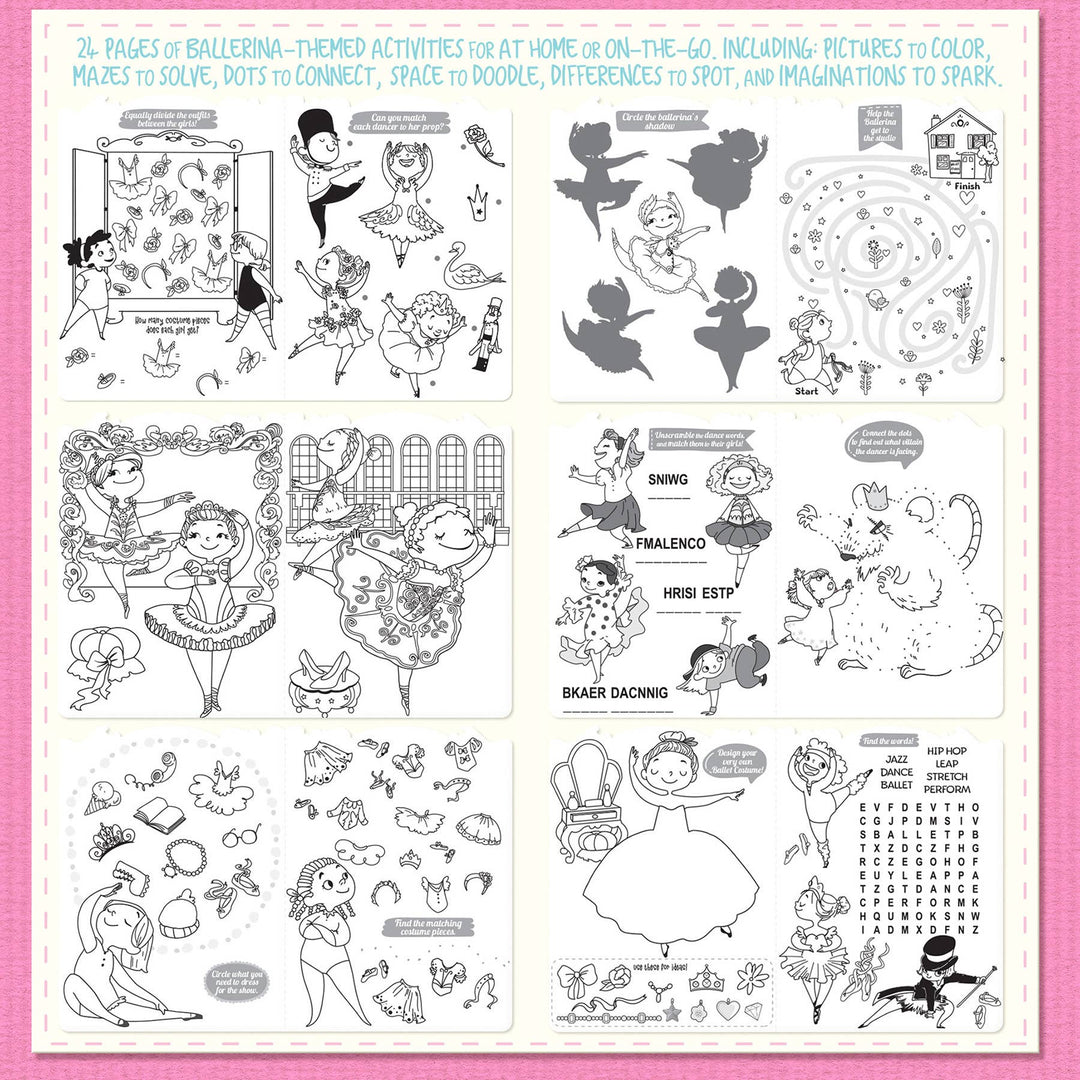 Stocking Stuffer Ballet  Activity Gift Pack for Kids