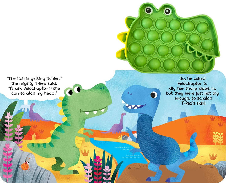Little T-Rex - Your Sensory Fidget Friend with Textured Cover