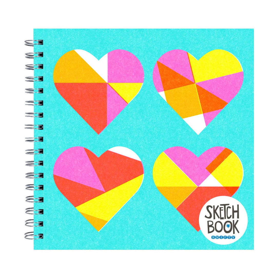 Quilted Hearts Sketch Book