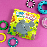 Head, Shoulders, Knees and Toes - Sensory Board Book with Multiple Touch and Feel Felt Legs and More