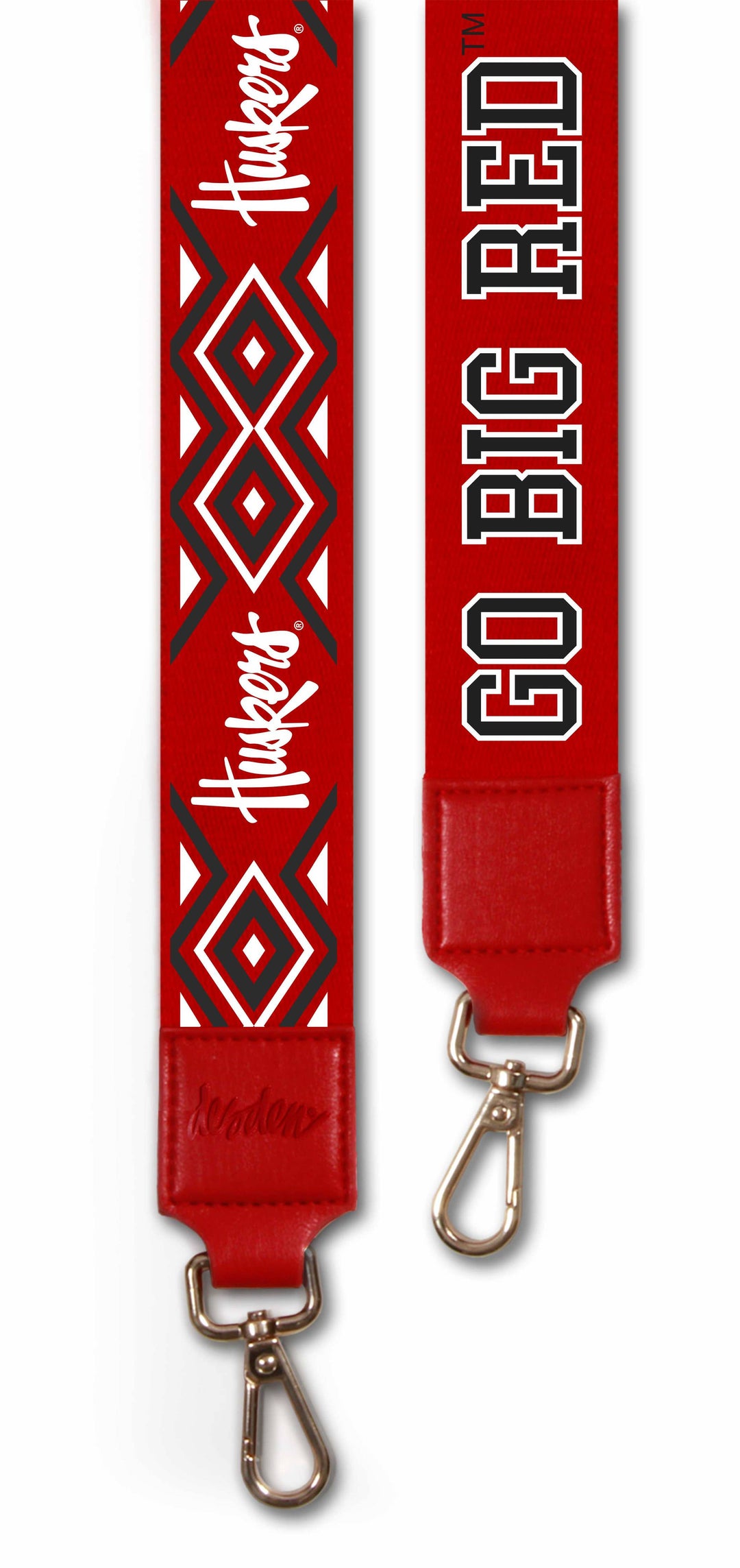 2' wide Printed Purse Strap- Nebraska