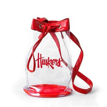 Clear Bucket Bag - Nebraska