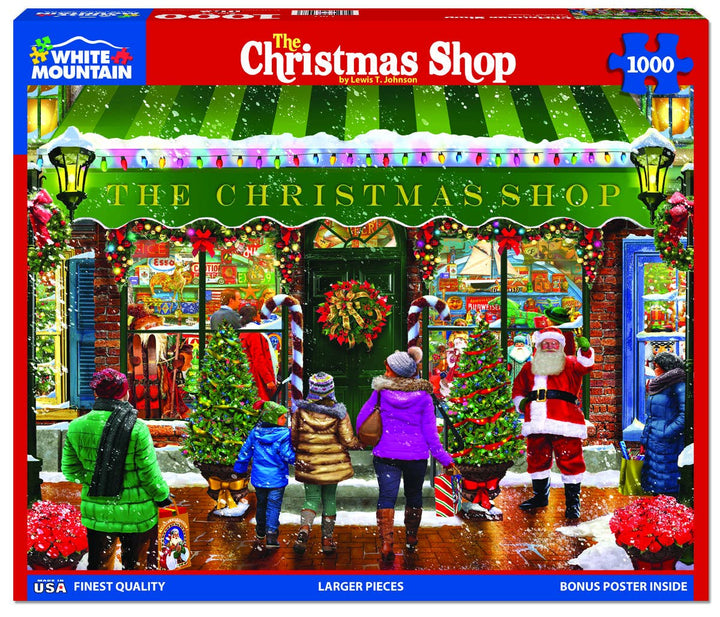 The Christmas Shop (1792pz) - 1000 Piece Jigsaw Puzzle
