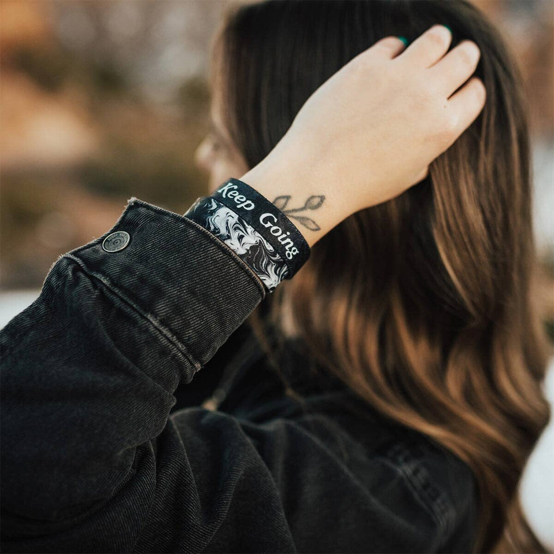 Keep Going Interactive Affirmation Bracelet