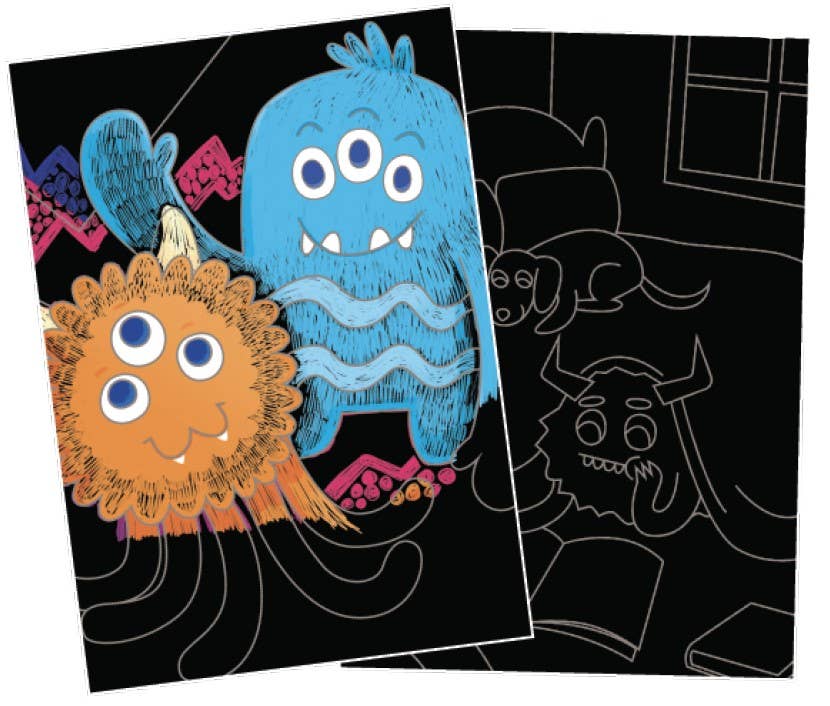 Scratch & Scribble - Monster Pals