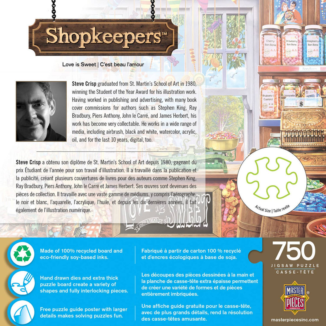 Shopkeepers - Love is Sweet 750 Piece Puzzle