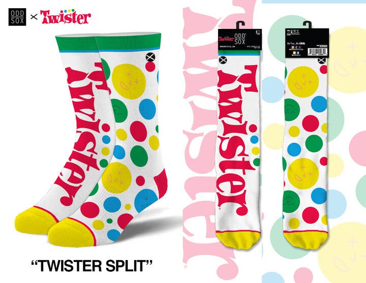 Twister Split - Mens Crew Straight