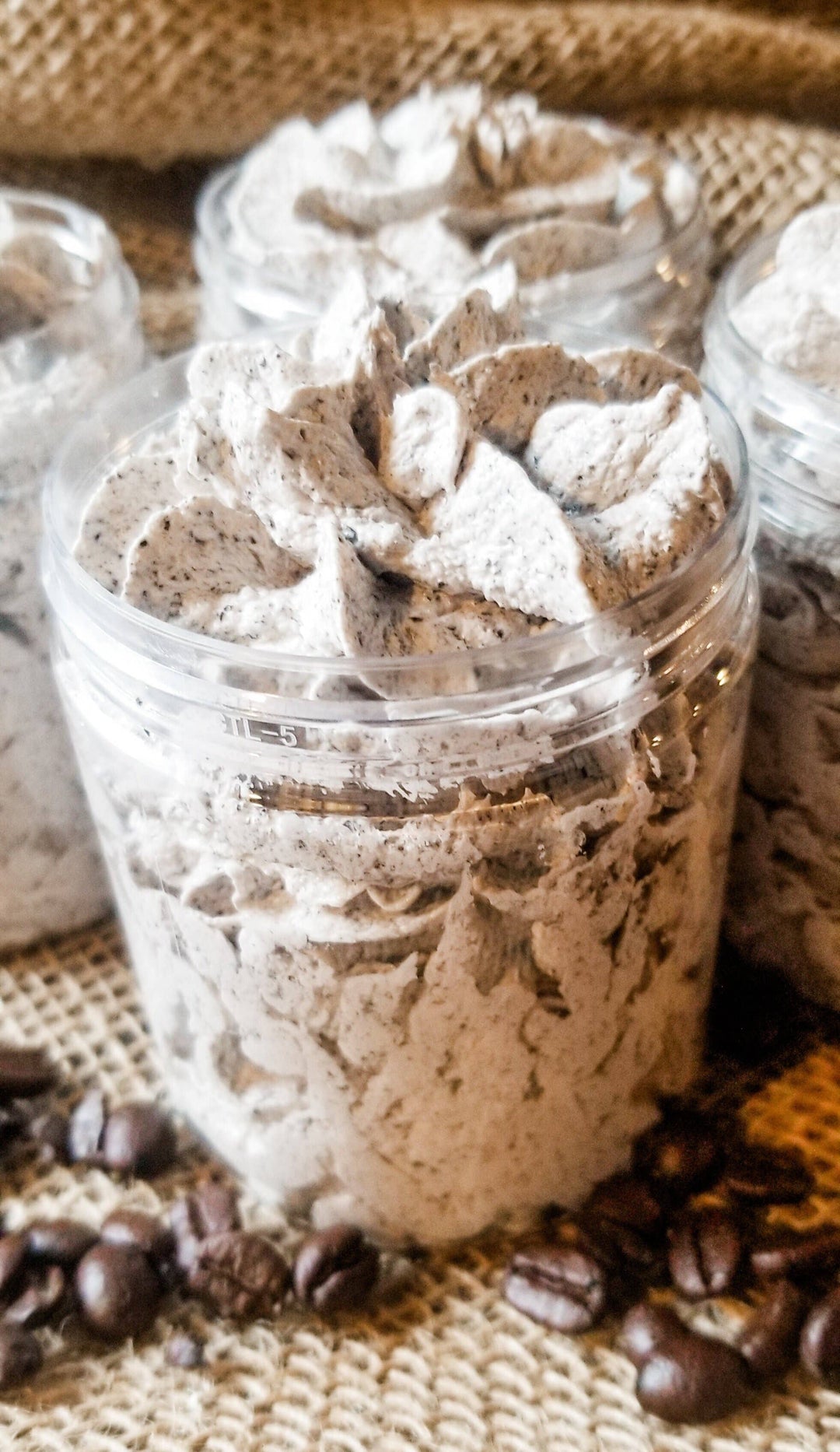 Vanilla Bean Espresso Whipped Soap + Scrub