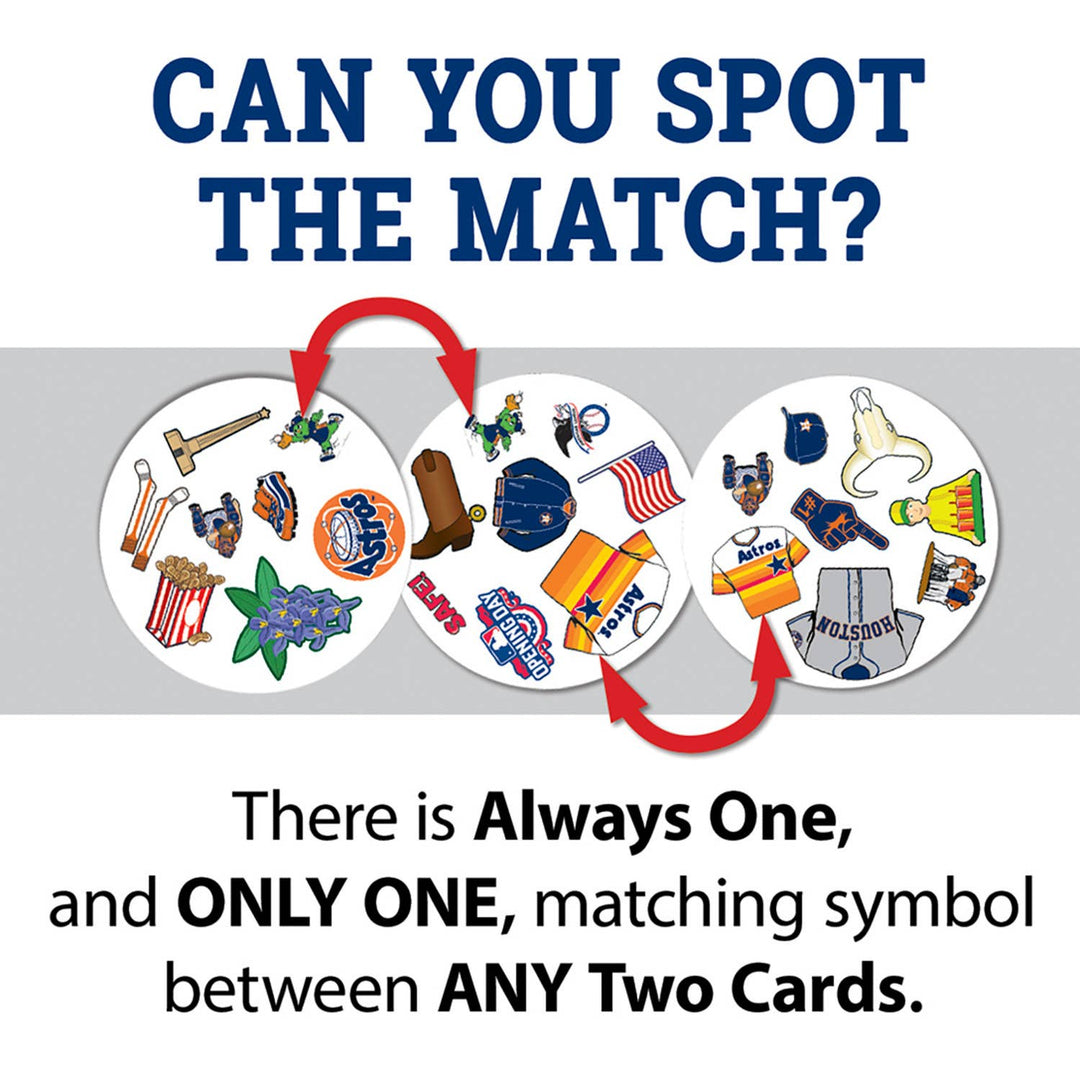Houston Astros Spot It! Card Game