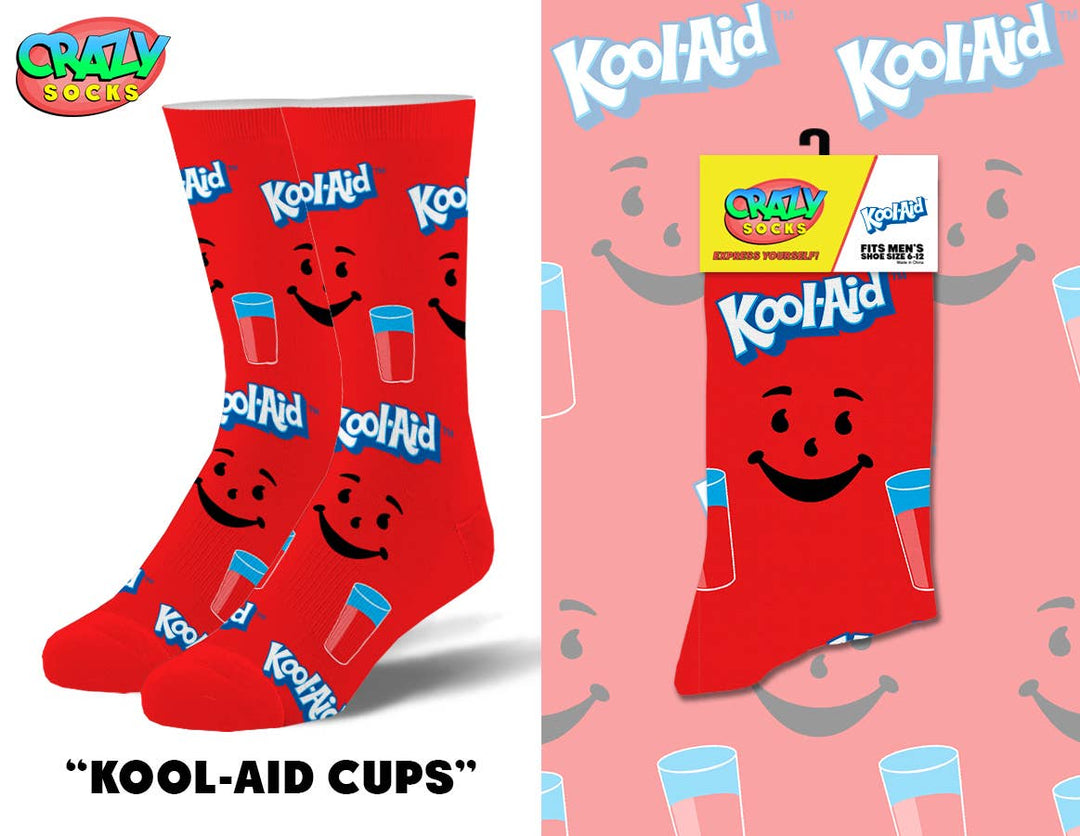 Kool Aid Cups - Mens Crew Folded