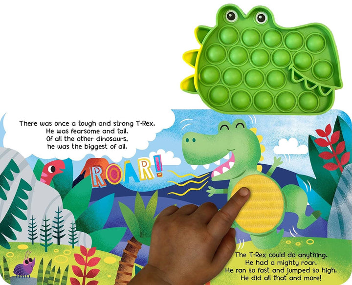Little T-Rex - Your Sensory Fidget Friend with Textured Cover
