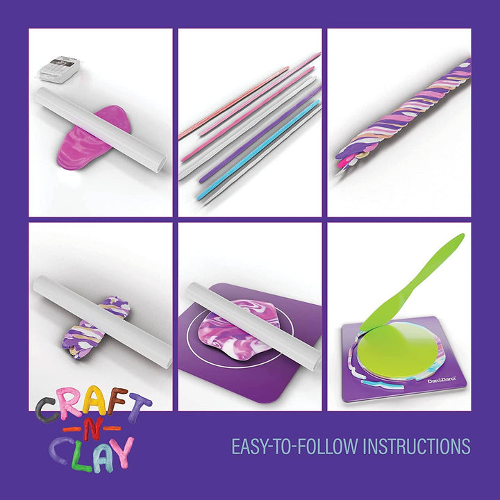 Craft 'n Clay - Jewelry Dish Making Kit for Kids