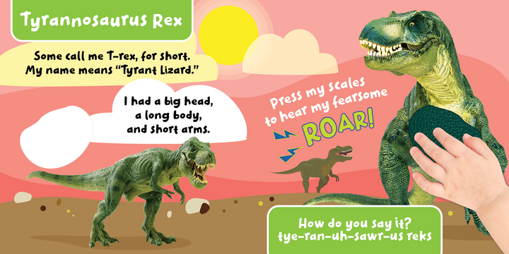 Dinosaurs- Touch and Feel Sound Book