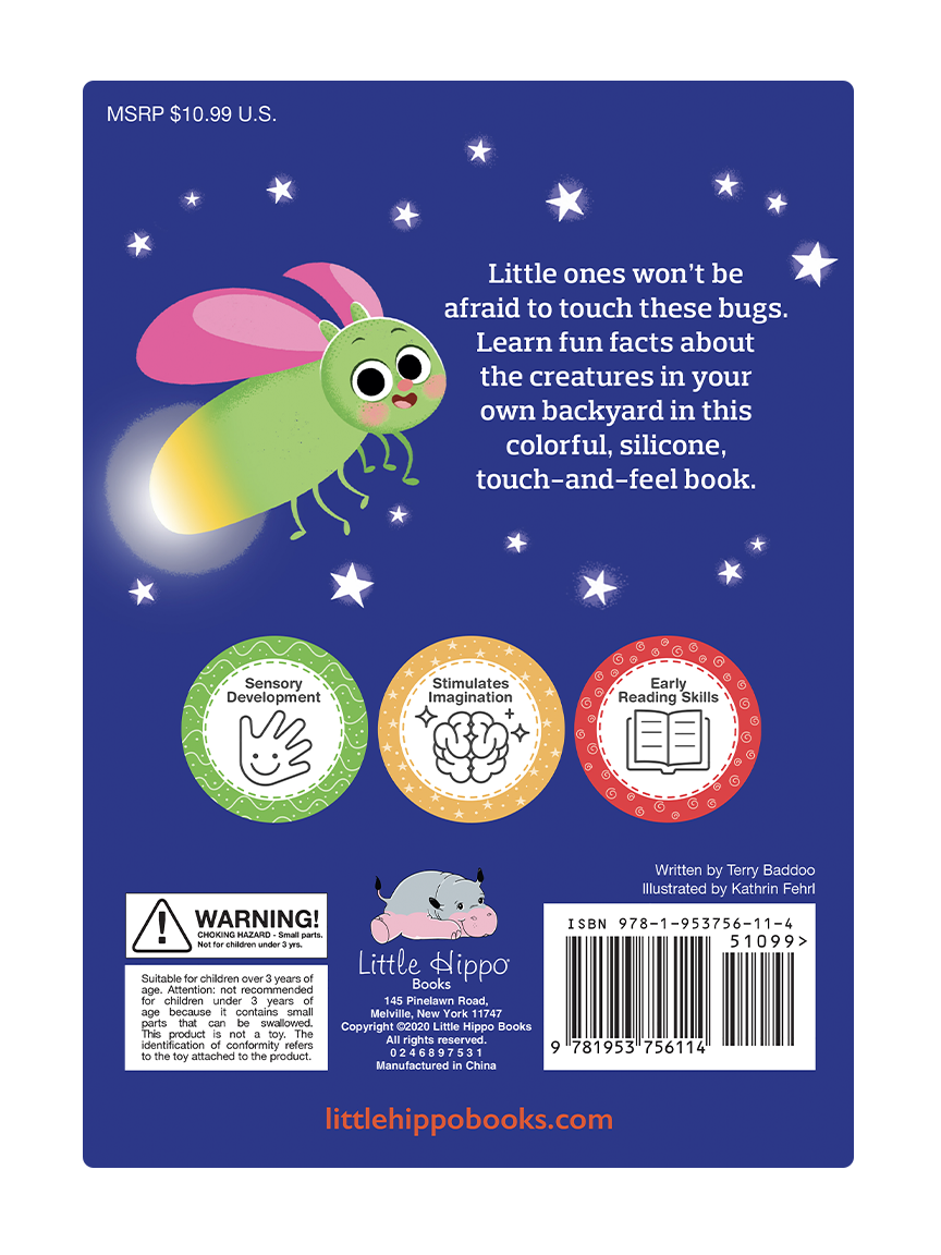 Backyard Bugs - Touch and Feel Board Book - Sensory Board Book