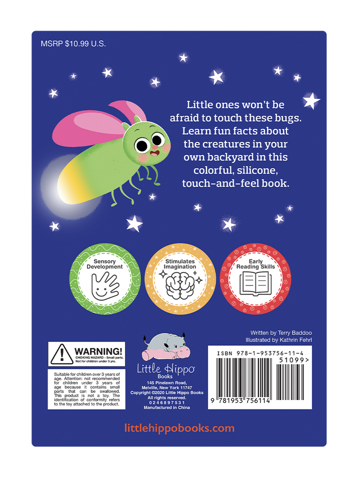 Backyard Bugs - Touch and Feel Board Book - Sensory Board Book