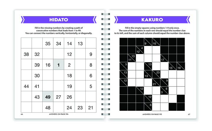 Brain Boosters - Large Print Puzzle Games