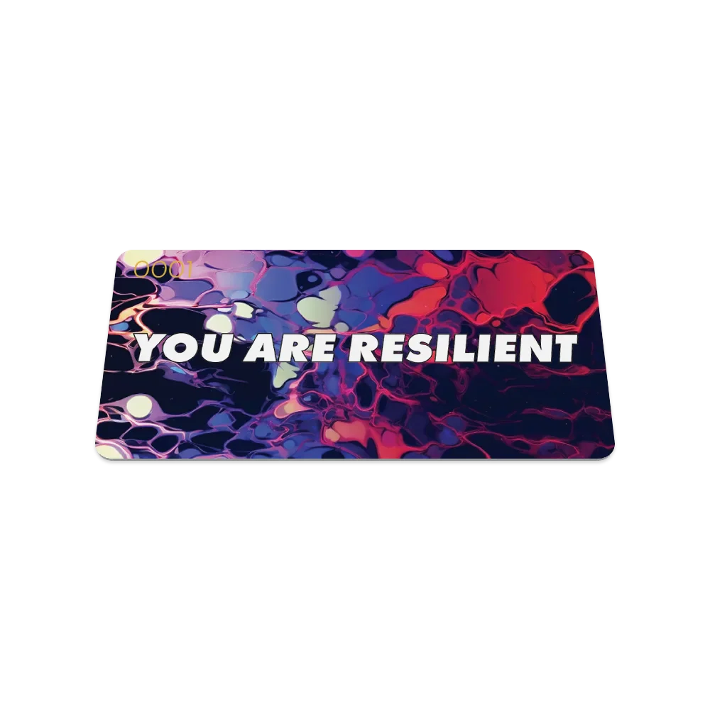 You Are Resilient Interactive Affirmation Bracelet