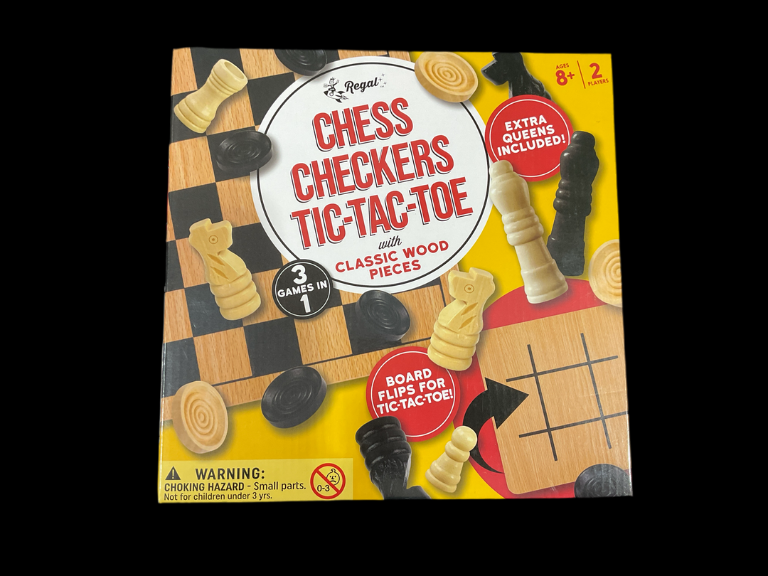 Regal Chess Checkers Tic-Tac-Toe