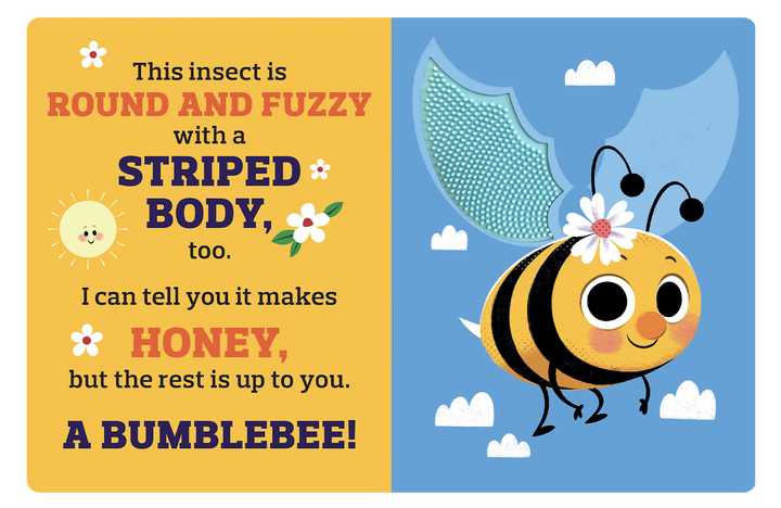Backyard Bugs - Touch and Feel Board Book - Sensory Board Book